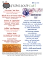 Stone Soup Weekly Saturday Meal