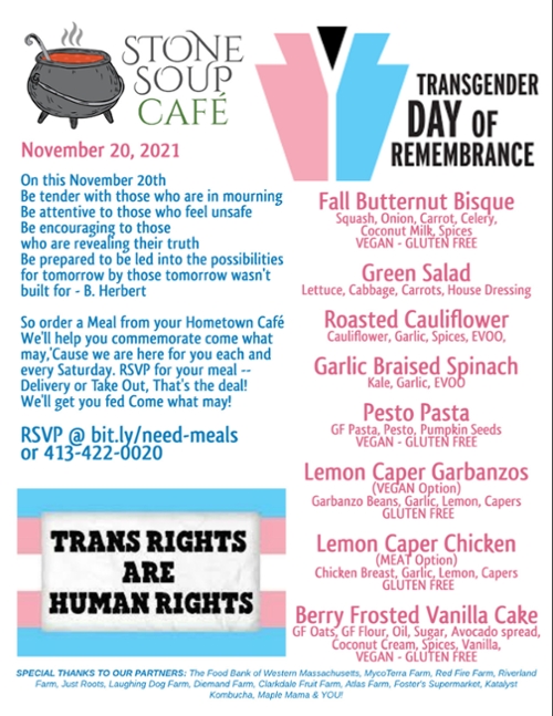 Stone Soup Weekly Saturday Meal