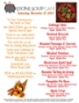 Stone Soup Weekly Saturday Meal