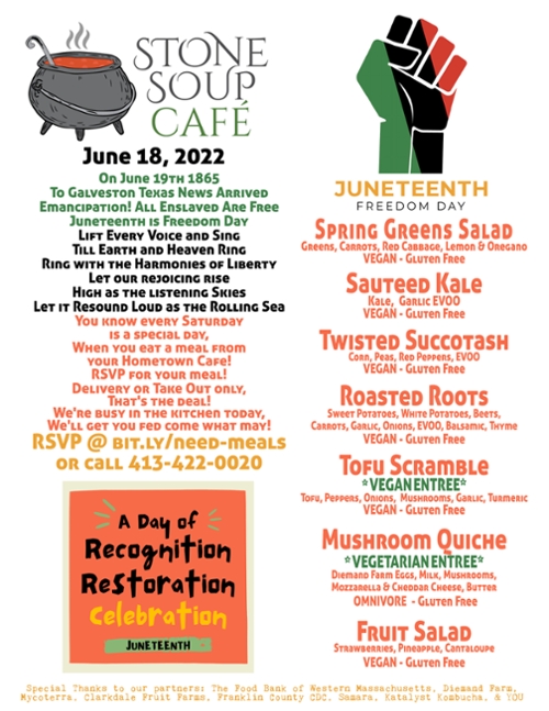 Stone Soup Saturday Meal