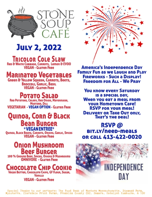 Stone Soup Saturday Meal