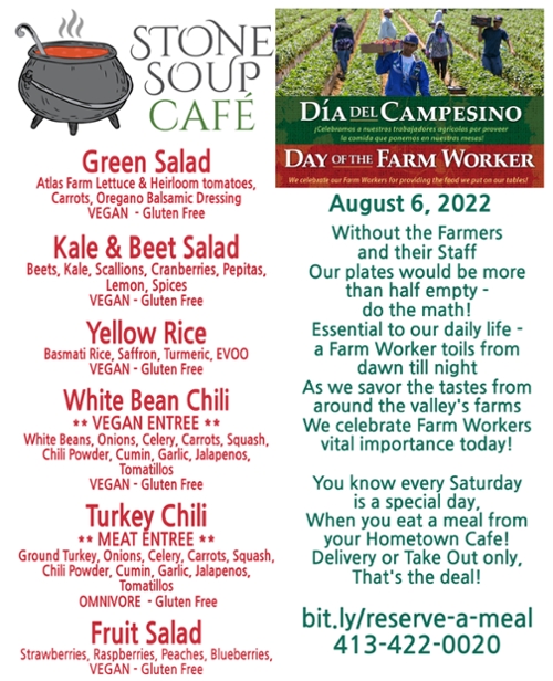Stone Soup Saturday Meal