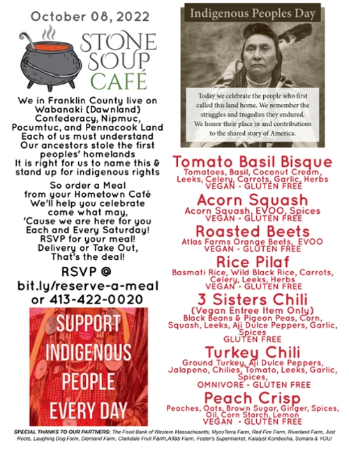 Stone Soup Saturday Meal