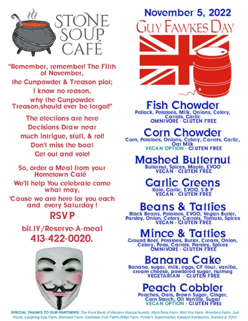 Stone Soup Saturday Meal