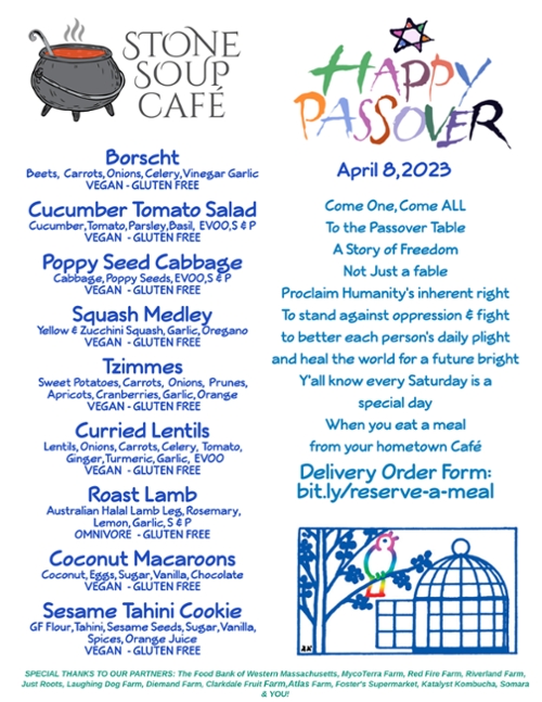 Stone Soup Café Saturday Meal