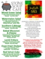 Stone Soup Café Saturday Meal