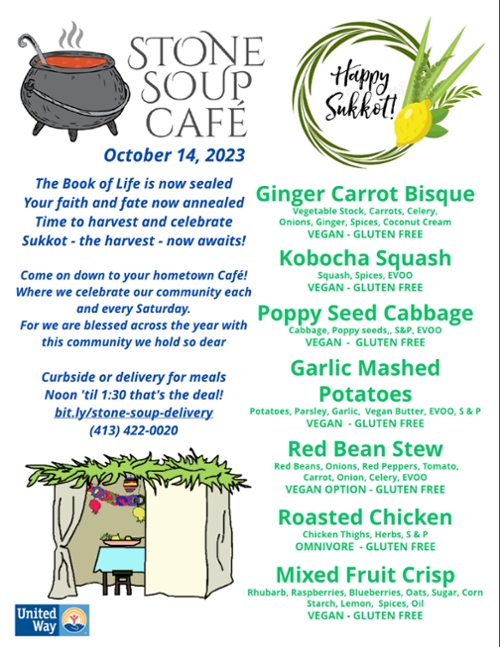 Stone Soup Café Saturday Meal