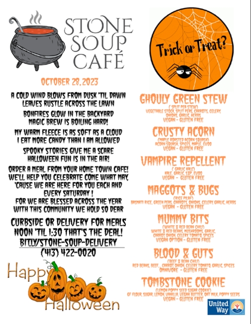 Stone Soup Café Saturday Meal