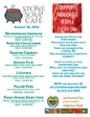 Stone Soup Café - Saturday Lunch Menu