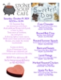 Stone Soup Saturday Lunch Menu