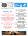Stone Soup Saturday Lunch Menu