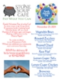 Stone Soup Saturday Lunch Menu