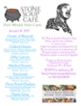 Stone Soup Café Pay-What-You-Can Saturday Menu