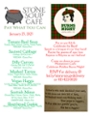 Stone Soup Café Pay-What-You-Can Saturday Menu