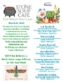 Stone Soup Café Pay-What-You-Can Saturday Menu