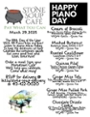 Stone Soup Café Pay-What-You-Can Saturday Menu