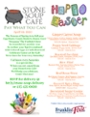 Stone Soup Café Pay-What-You-Can Saturday Menu