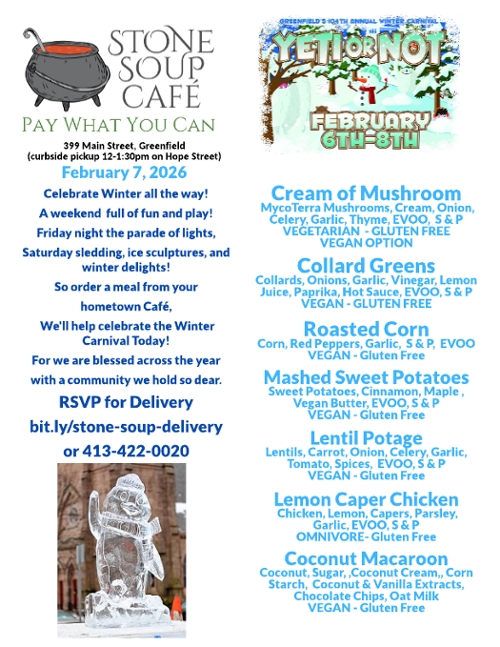 Pay-What-You-Can Meal at Stone Soup Café