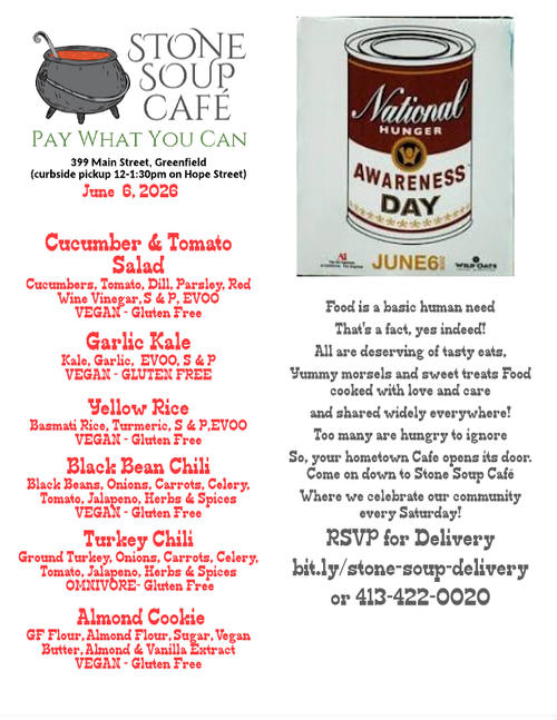 Pay-What-You-Can Saturday Lunch