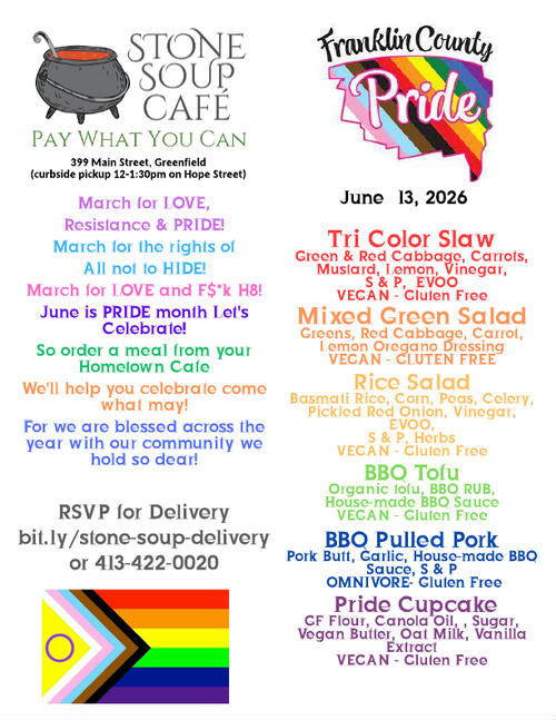 Pay-What-You-Can Saturday Lunch