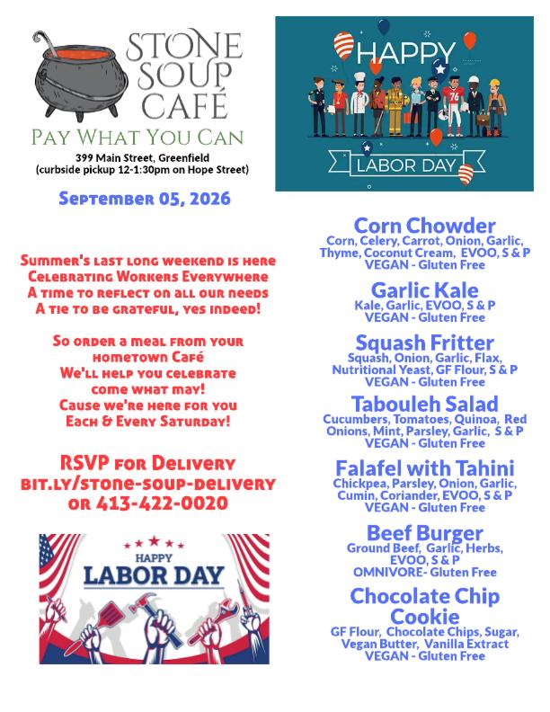 Pay-What-You-Can Saturday Lunch