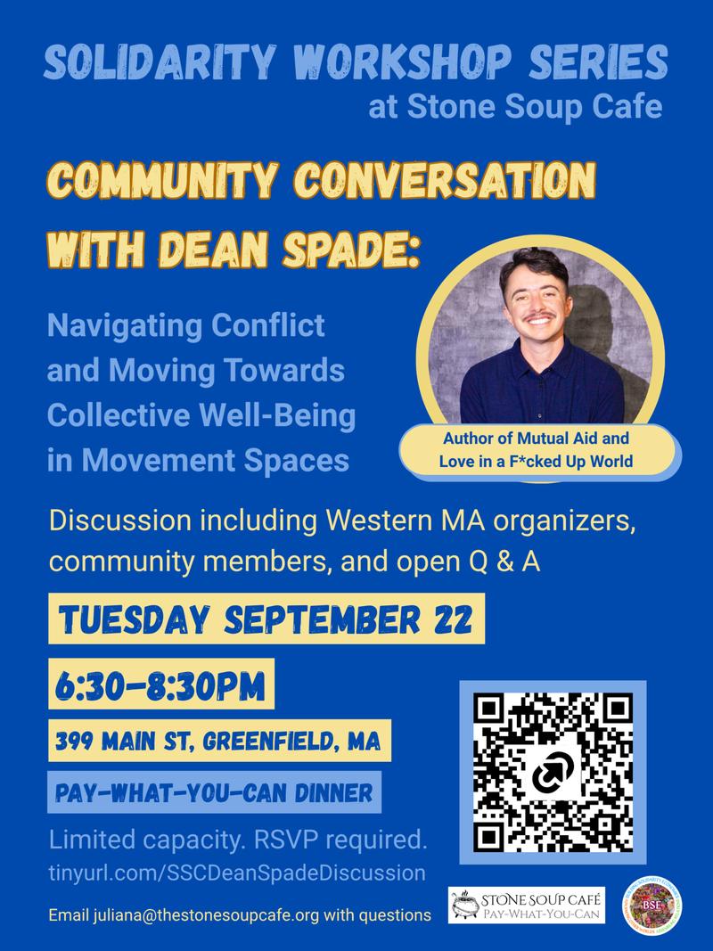 Community Conversation with Dean Spade